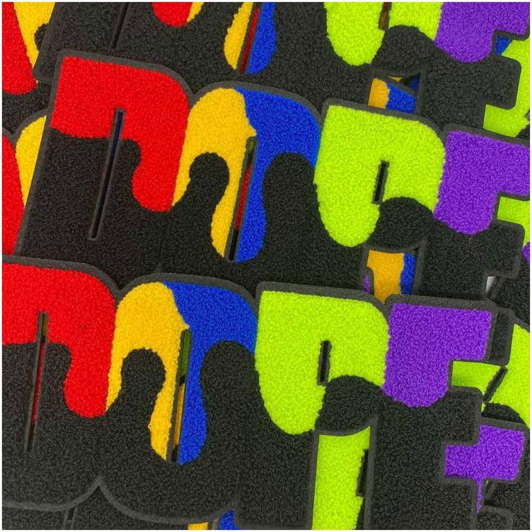 Custom chenille patch example 2