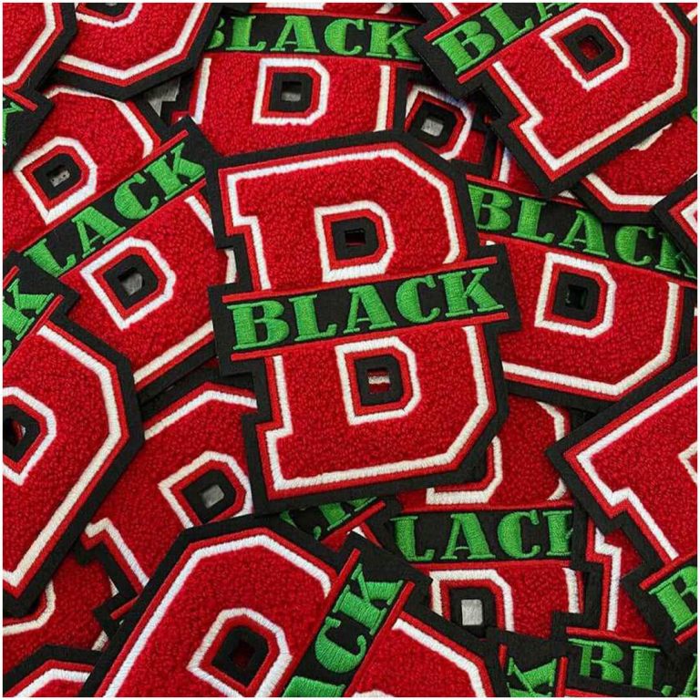 Custom chenille patch example 1