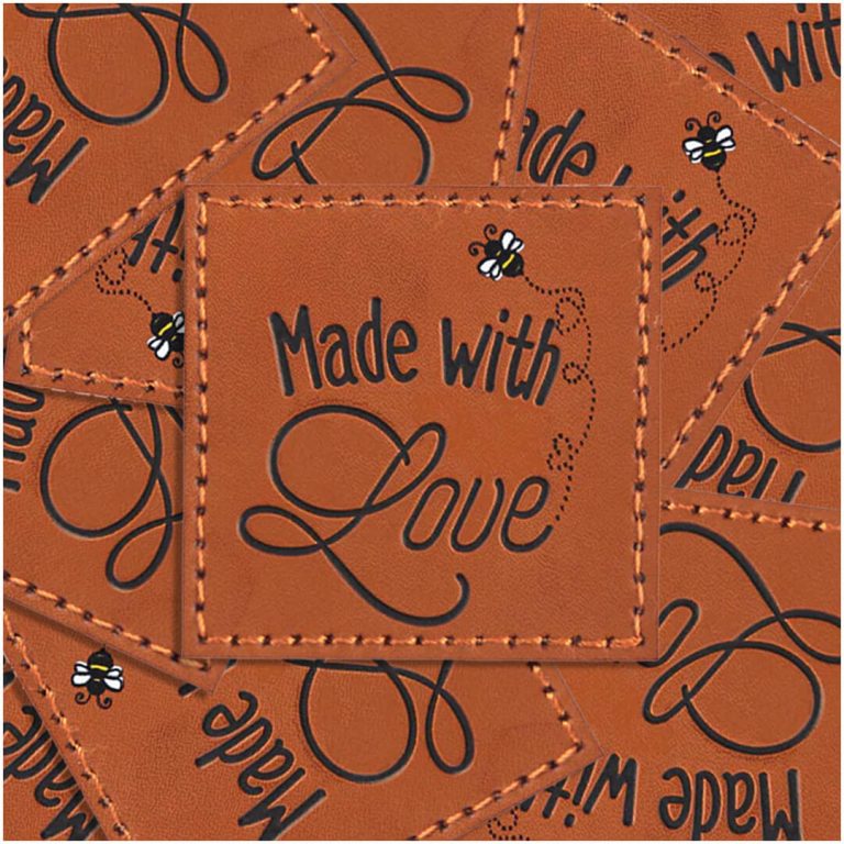 Custom leather patch example 6