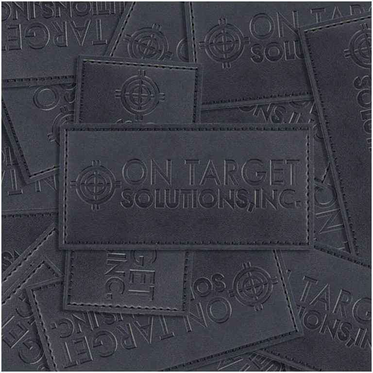 Custom leather patch example 8