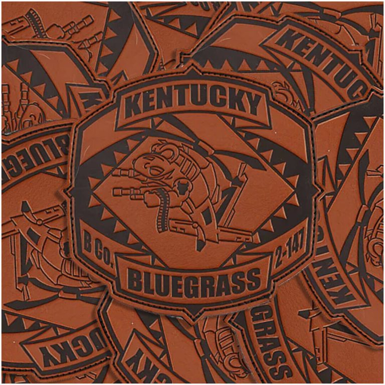 Custom leather patch example 7