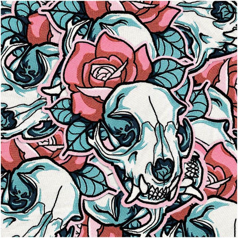 Custom woven patch example 7