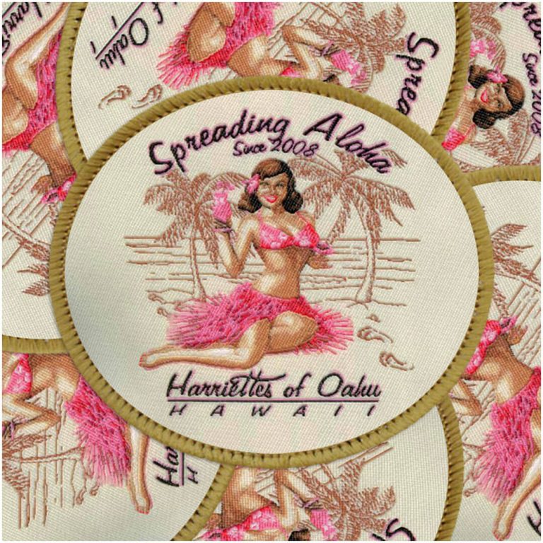 Custom woven patch example 3