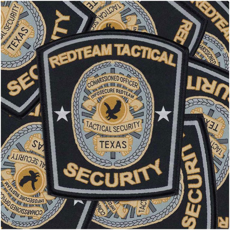Custom woven patch example 2