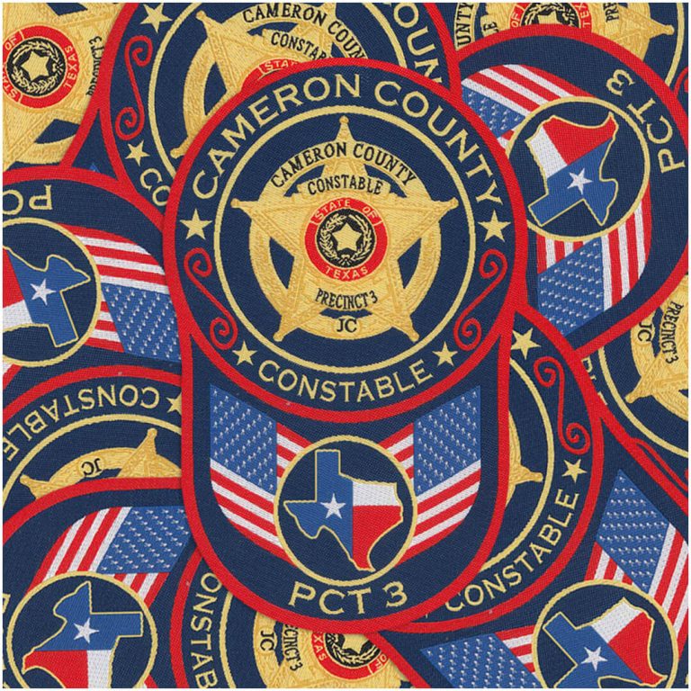 Custom woven patch example 1