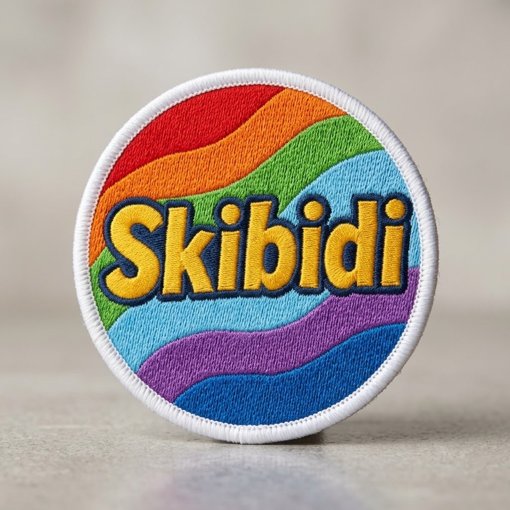 Custom embroidered patch