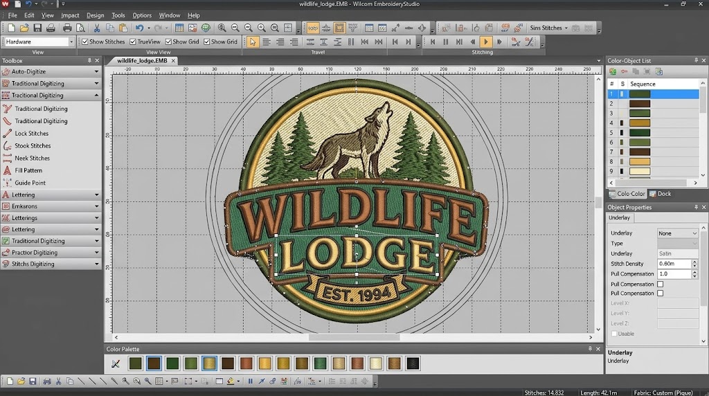 Embroidery Digitizing by XcellentPlus